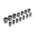 Набор инструментов Сибртех 14170, 1/2&quot;, 3/8&quot;, 1/4&quot;, пластиковый кейс 215 предм. купить в Ноябрьске