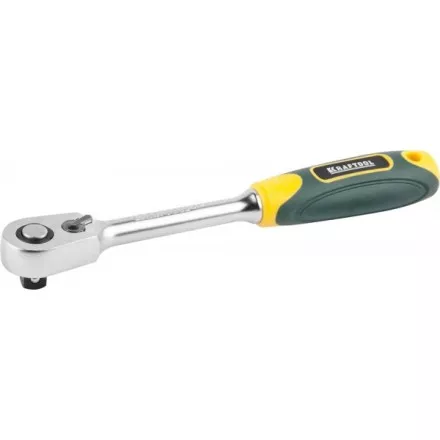 Трещотка для торцовых головок KRAFTOOL &quot;PRO&quot;, Сr-V сталь, 60 зубцов, 3/8&quot; 27794-3/8_z02 купить в Ноябрьске