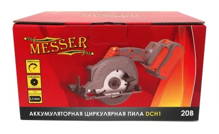 Аккумуляторная циркулярная пила MESSER DCH1 125мм 4Ач купить в Ноябрьске