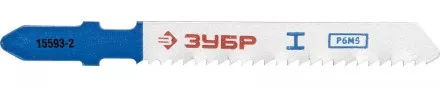 Полотна ЗУБР &quot;ЭКСПЕРТ&quot;, T118B, для эл/лобзика, HSS, по металлу, EU-хвостовик, шаг 2мм, 50мм, 2шт 15593-2_z01 купить в Ноябрьске