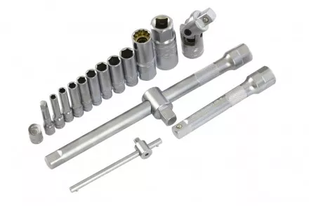 Набор инструментов 78 предметов , 120 зубьев, CrV, 1/4&quot;, 1/2&quot; Gross 14148 купить в Ноябрьске