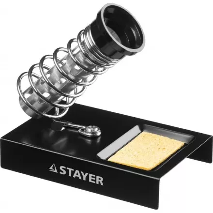 Подставка MAXTerm, STAYER 55318, для паяльников, штампованная 55318 купить в Ноябрьске
