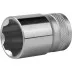 Торцовая головка KRAFTOOL &quot;INDUSTRIE QUALITAT&quot;, Cr-V, SUPER-LOCK, хромосатинированная, 1/2&quot;, 21 мм 27801-21_z01 купить в Ноябрьске