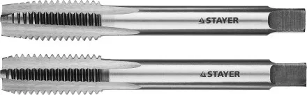 Комплект метчиков STAYER &quot;MASTER&quot;, сталь 9ХС, М12х1,5, 2 шт 28025-12-1.5-H2 купить в Ноябрьске