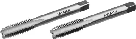 Комплект метчиков STAYER &quot;MASTER&quot;, сталь 9ХС, М12х1,5, 2 шт 28025-12-1.5-H2 купить в Ноябрьске
