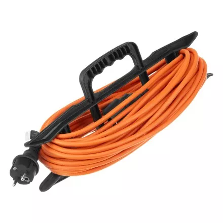 Удлинитель-шнур силовой Denzel 37406 Garden Series, ПВС, 20м, 1 розетка 3 x 1 мм, 3 м купить в Ноябрьске