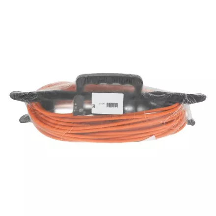 Удлинитель-шнур силовой Denzel 37406 Garden Series, ПВС, 20м, 1 розетка 3 x 1 мм, 3 м купить в Ноябрьске
