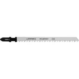 Полотна STAYER &quot;PROFI&quot;, T301CD, для эл/лобзика, HCS, по дереву, EU-хвост., шаг 4мм, 100мм, 2шт 15982-4_z01