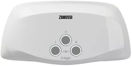 Водонагреватель проточный ZANUSSI 3-logic 3.5 TS душ и кран купить в Ноябрьске