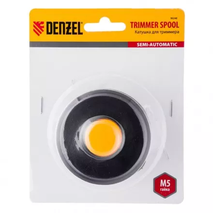 Катушка триммерная полуавтоматическая для Denzel TE-350 гайка M5 Denzel 96348 купить в Ноябрьске