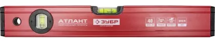 Уровень ЗУБР &quot;МАСТЕР&quot; &quot;УС - 5&quot; коробчатый усиленный, фрезерованный, 3 глазка, крашенный, с ручками, 40см 34585-040 купить в Ноябрьске
