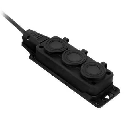 Удлинитель-шнур силовой Denzel Top Series 37421, КГТТ, 10м, 3 розетки, 3 x 1,5 мм, 3 м купить в Ноябрьске