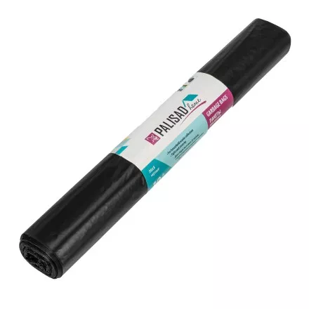 Пакеты для мусора 120 л x 10 шт., ПВД прочные черные, длинный ролик, Home Palisad 927265 купить в Ноябрьске