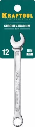 Ключи комбинированные KRAFTOOL, Cr-V, DIN 3113 27079-12 купить в Ноябрьске