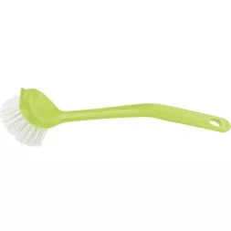 Щетка для посуды круглая d 46 мм 225 мм зеленая ELFE Light 93320