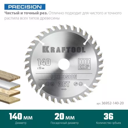 Диск пильный PRECISION, повышенный ресурс 36952-140-20 купить в Ноябрьске