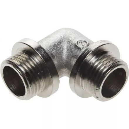 Уголок GENERAL FITTINGS с упором, никелированная латунь, ш/ш, 1/2&quot; 51072-S/S-1/2 купить в Ноябрьске