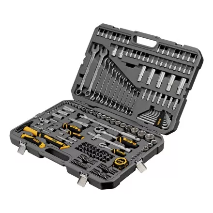 Набор инструментов Denzel 15806, 1/2&quot;, 1/4&quot;, CrV, S2, пластиковый кейс, 194 предмета купить в Ноябрьске