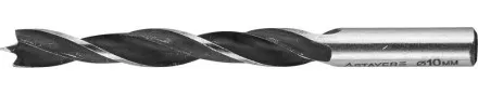 Сверло спиральное по дереву &quot;M-type&quot;, М-образная заточка, сталь HCS, STAYER Professional 2942-120-10, d=10мм 2942-120-10_z01 купить в Ноябрьске