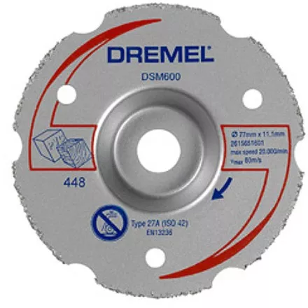 Диск многофункциональный SC600 к пиле DSM20 по дереву ламинату пластику Dremel купить в Ноябрьске