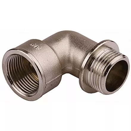 Уголок GENERAL FITTINGS с упором, никелированная латунь, г/ш, 3/4&quot; 51072-G/S-3/4 купить в Ноябрьске