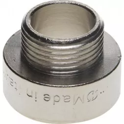Переходник GENERAL FITTINGS удлиненный цилиндрический, никелированная латунь, 1&quot; х 3/4&quot; 51083-1-3/4