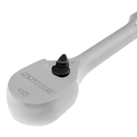 Ключ-трещотка 1/4&quot; Gross 14050, CrV, 120 зубьев, цельнометаллический, хром купить в Ноябрьске