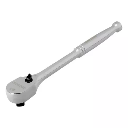 Ключ-трещотка 3/8&quot; Gross 14051, CrV, 120 зубьев, цельнометаллический, хром купить в Ноябрьске