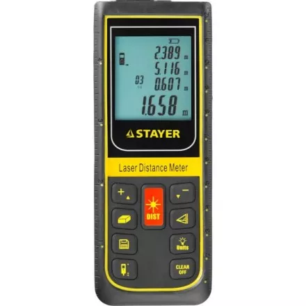 Дальномер PRO-Control лазерный, дальность 100м, точность 2мм, STAYER Professional 34959 34959 купить в Ноябрьске