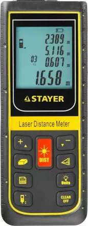Дальномер PRO-Control лазерный, дальность 100м, точность 2мм, STAYER Professional 34959 34959 купить в Ноябрьске