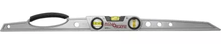 Уровень ЗУБР &quot;ACURATE 2&quot; литой алюминиевый, фрезерованный, эргономичная рукоятка, 3 ампулы, 80 см 34592-080 купить в Ноябрьске