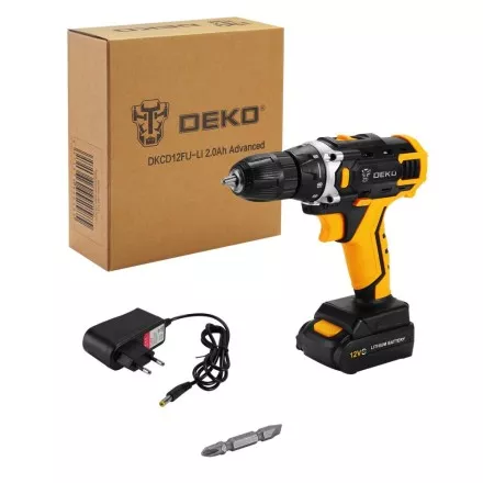 Дрель аккумуляторная DEKO DKCD12FU-U Advanced, 063-4131 купить в Ноябрьске