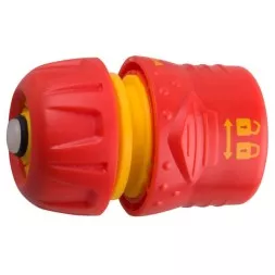 Соединитель GRINDA пластмассовый c автостопом и запирающим механизмом, 1/2&quot; 8-426331