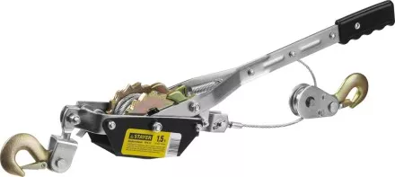 Лебедка STAYER &quot;MAXPull&quot; рычажная, тросовая, 1,5т/2,4м 880240 купить в Ноябрьске