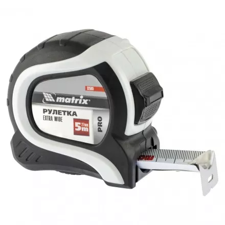 Рулетка Extra Wide 5 м x 27 мм двухкомпонентный корпус Pro Matrix 32585 купить в Ноябрьске