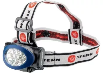 Фонарь наголовный, светодиодный. 3 режима, 10Led, 3хААА, Stern 90562 купить в Ноябрьске
