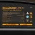 Дизельная тепловая пушка DHG-25i, 25 кВт, 600 м3/ч, прямой нагрев, термостат Denzel 96483 купить в Ноябрьске