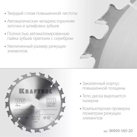 Диск пильный FAST, повышенный ресурс 36950-165-20 купить в Ноябрьске
