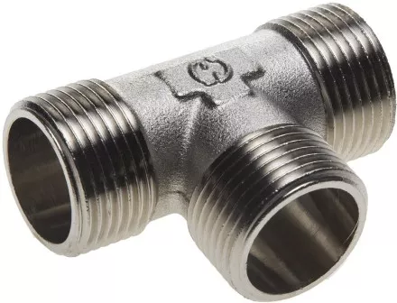Тройник GENERAL FITTINGS никелированная латунь, ш/ш/ш, 1&quot; 51051-1 купить в Ноябрьске