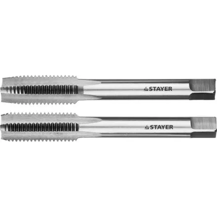 Комплект метчиков STAYER &quot;MASTER&quot;, сталь 9ХС, М12х1,75, 2 шт 28025-12-1.75-H2 купить в Ноябрьске