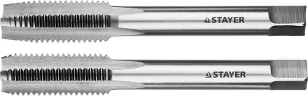 Комплект метчиков STAYER &quot;MASTER&quot;, сталь 9ХС, М12х1,75, 2 шт 28025-12-1.75-H2 купить в Ноябрьске