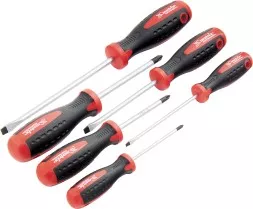 Набор отверток,сталь S2 двухкомпонентные рукоятки 6 шт.  MATRIX PROFESSIONAL 13303