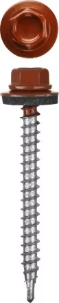 Саморезы СКМ кровельные, RAL 3003 рубиново-красный, 25 x 5.5 мм, 420 шт, для металлических конструкций, STAYER 30305-55-025-3003 купить в Ноябрьске
