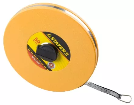 Мерная лента STAYER &quot;MASTER&quot; F-50, фиберглассовое двустороннее полотно, 50м 3415-50_z01 купить в Ноябрьске