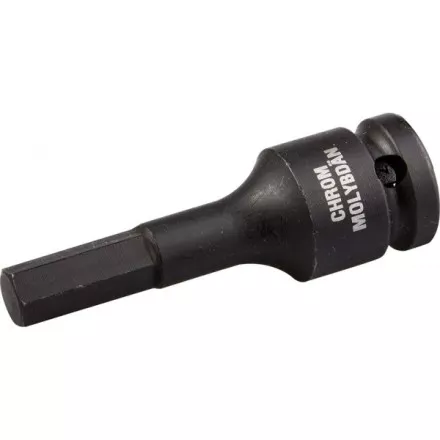 Торцовая головка KRAFTOOL &quot;INDUSTRIE QUALITAT&quot; ударная (1/2&quot;), HEX, Cr-Mo, фосфатированная, H9 27950-09 купить в Ноябрьске