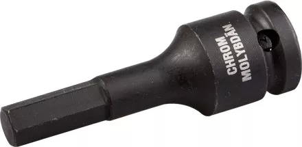 Торцовая головка KRAFTOOL &quot;INDUSTRIE QUALITAT&quot; ударная (1/2&quot;), HEX, Cr-Mo, фосфатированная, H9 27950-09 купить в Ноябрьске