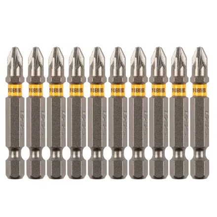Бита PZ2х50, сталь S2, шестигранный профиль, 10 шт. Е 6,3 Denzel 11656 купить в Ноябрьске