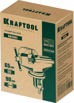 Тиски KRAFTOOL MINI настольные 32713-75 купить в Ноябрьске