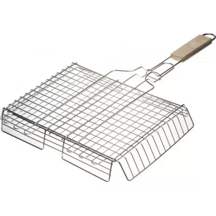 Решетка-гриль GRINDA &quot;BARBECUE&quot;, объемная, нержавеющая сталь, 340х260мм 424732 купить в Ноябрьске