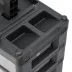 Органайзер для хранения с выдвижными лотками Stels 310х150х260мм, 4 секции, пластик Россия 90728 купить в Ноябрьске